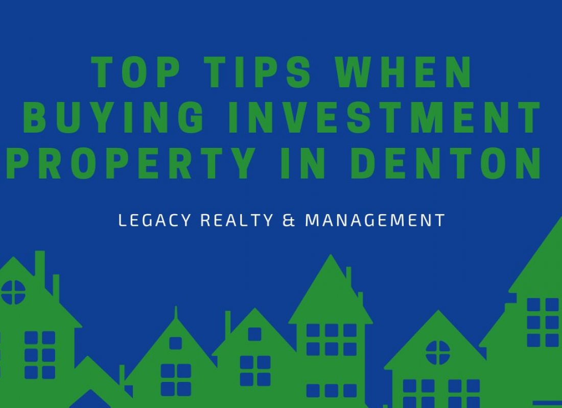 Top Tips When Buying Investment Property in Denton